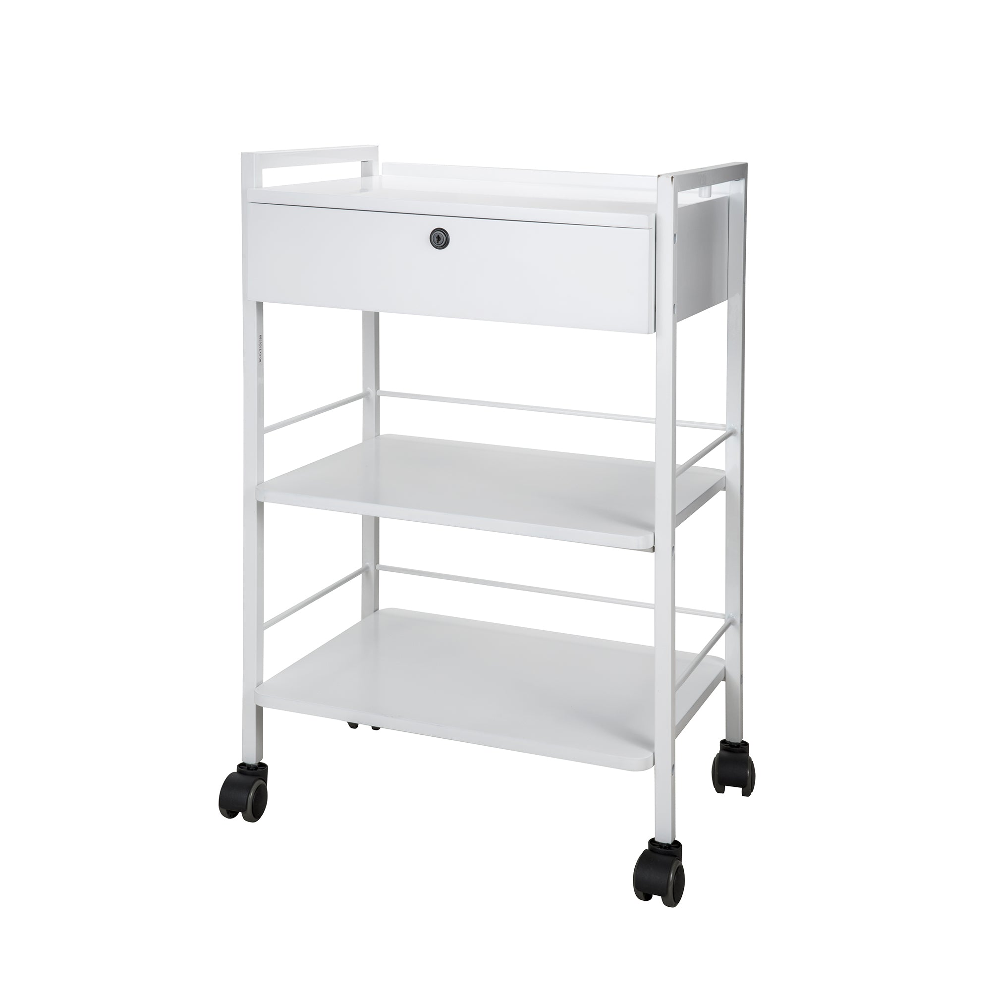 Fulham Beauty Trolley 1 Drawer - White