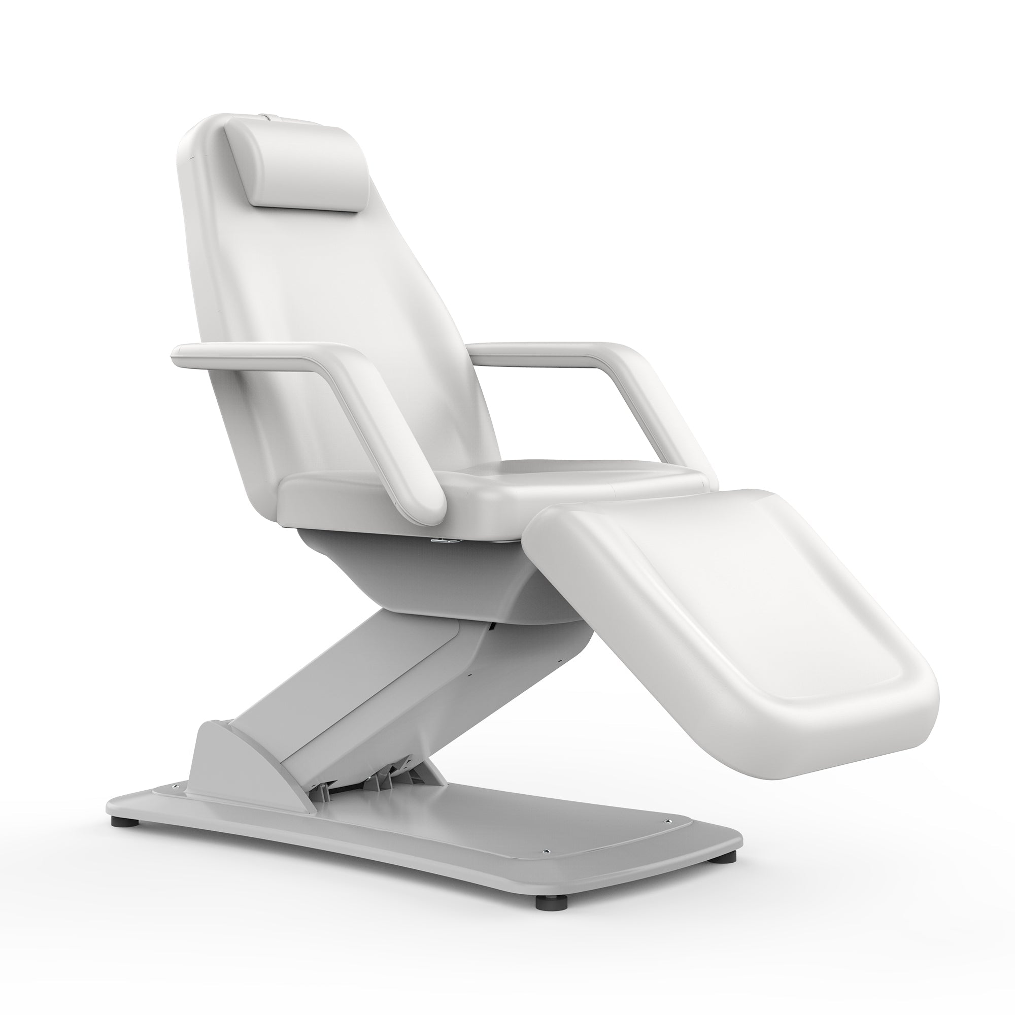 Barneys Kingsbury Electric Adjustable Beauty Bed With Foot control - White