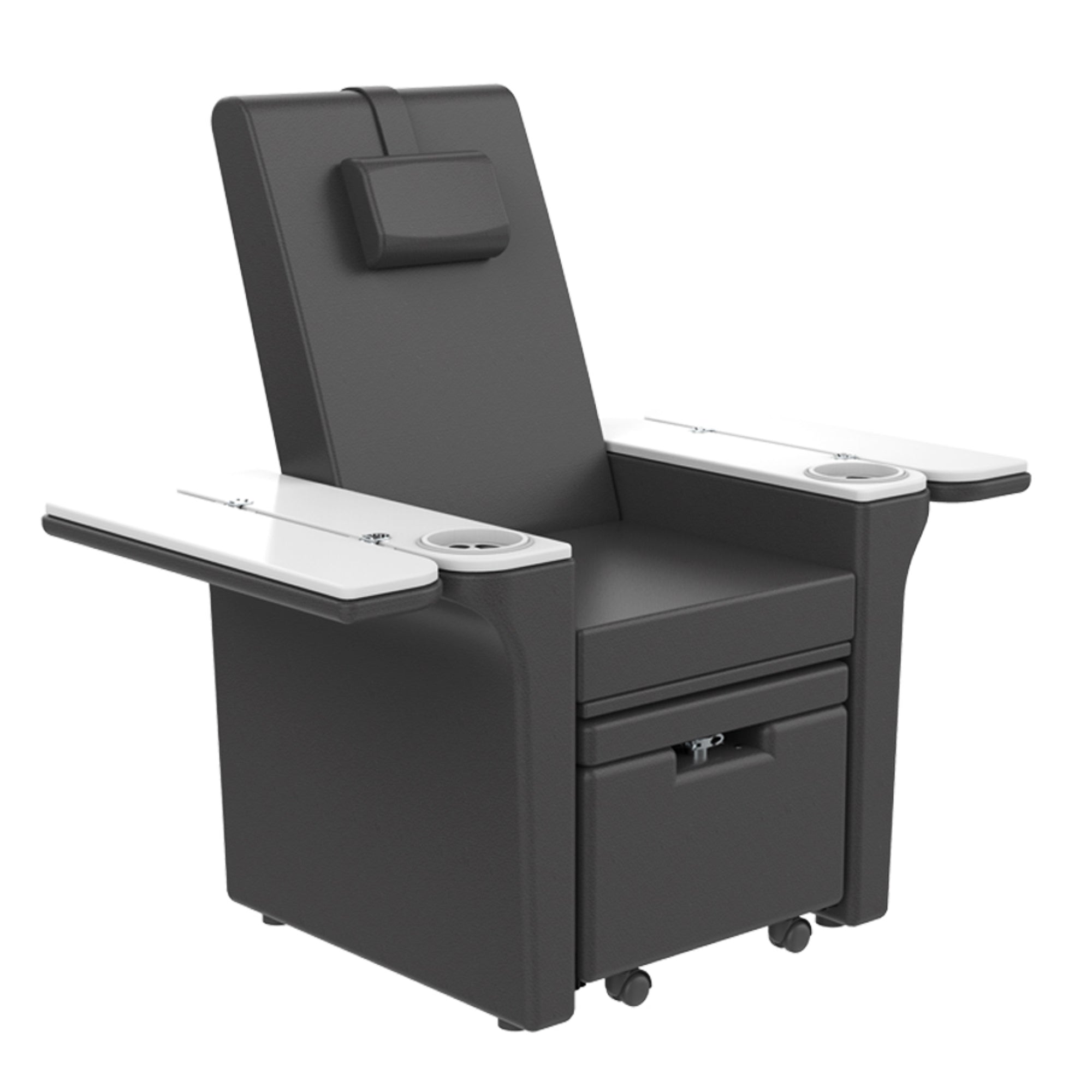 Barneys Mani & Pedi Spa Treatment Chair No Plumbing - Black