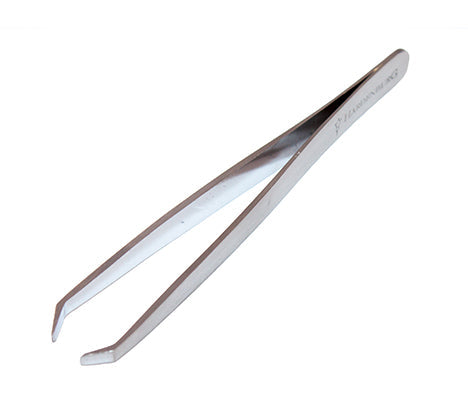Hardenburg Stainless Steel Tweezers - Bent Tip