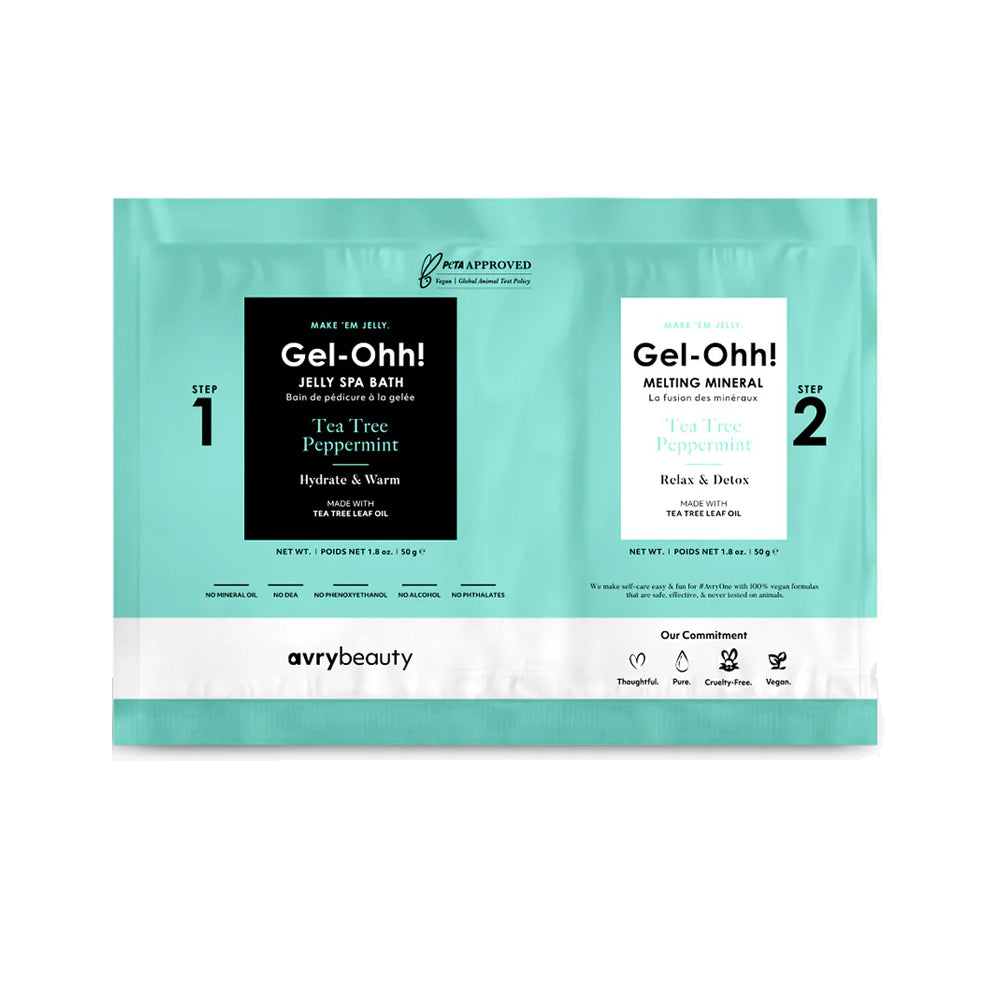 Avry Beauty Gel-Ohh! Jelly Spa 2-Step Soak & Scrub Pedi Bath
