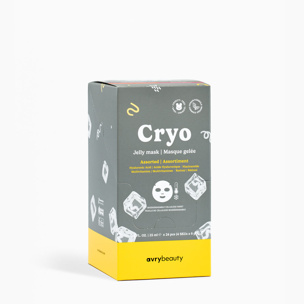 Avry Beauty Cryo Jelly Facial Mask Assorted Kit - 24 pieces