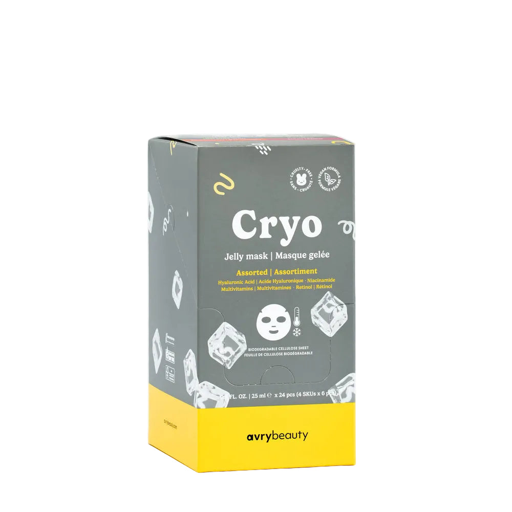 Avry Beauty Cryo Jelly Facial Mask Assorted Kit - 24 pieces