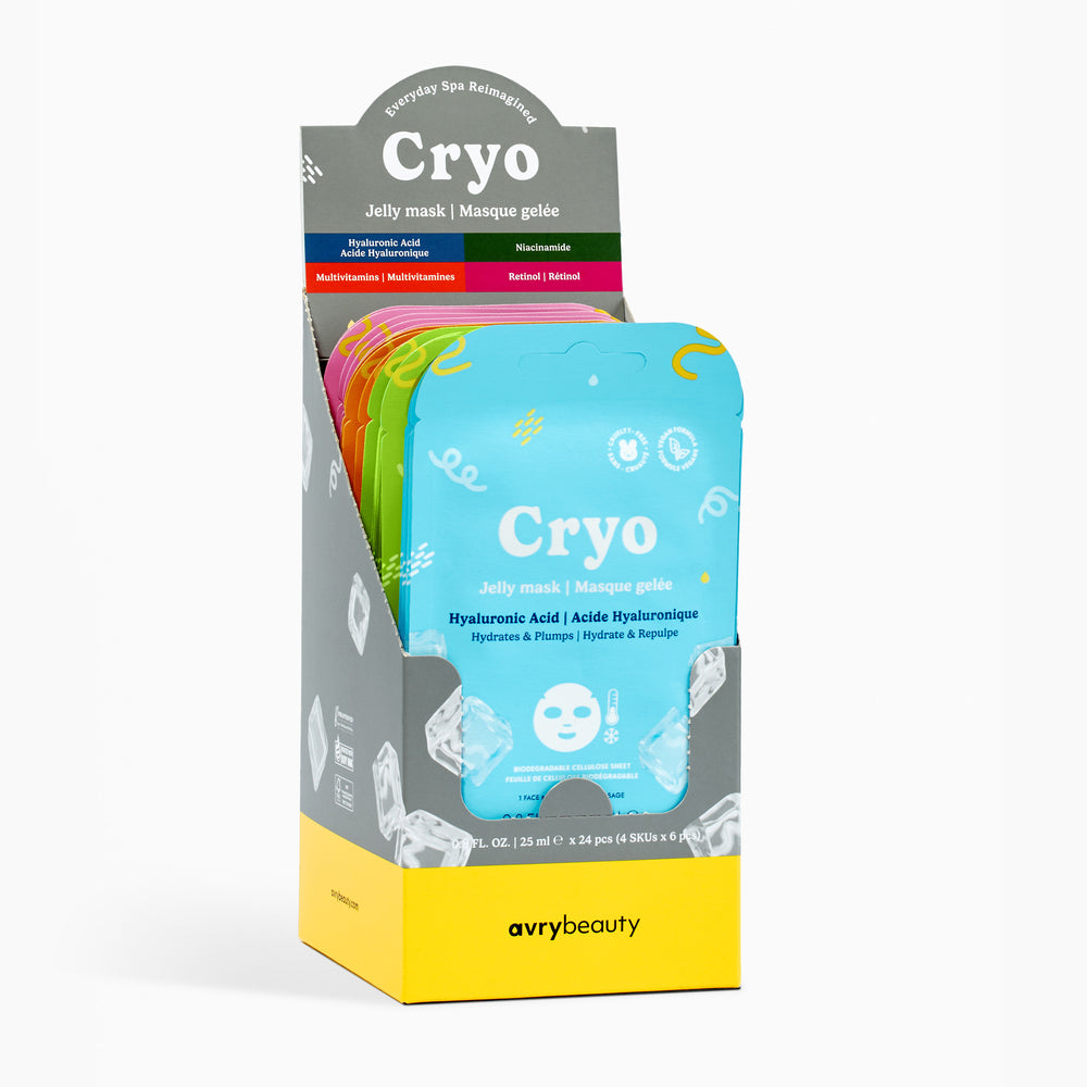 Avry Beauty Cryo Jelly Facial Mask Assorted Kit - 24 pieces