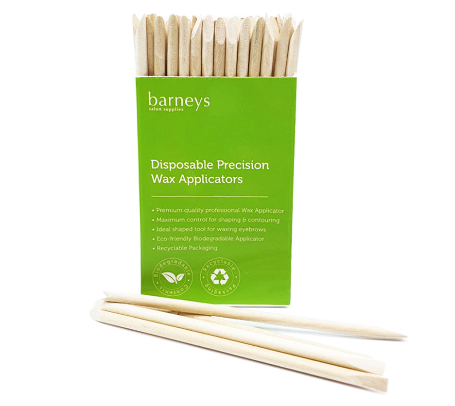 Barneys Disposable Precision Brow Wax Applicators - 100 Pieces
