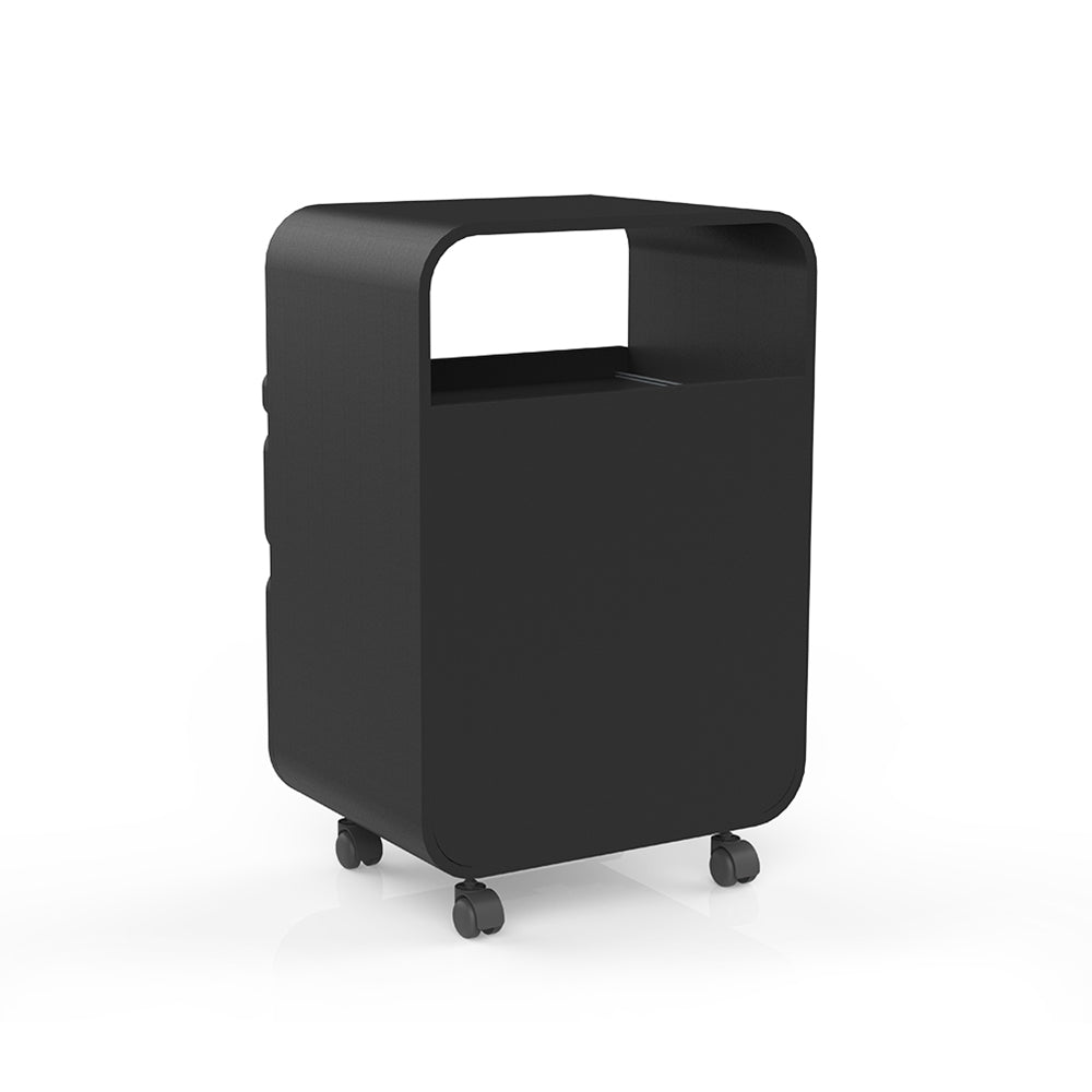 Paris 2 Drawer Beauty Trolley - Black - view 3