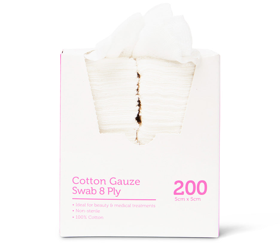 Barneys Gauze Swab 8 Ply 5cm x 5cm - Pack of 200