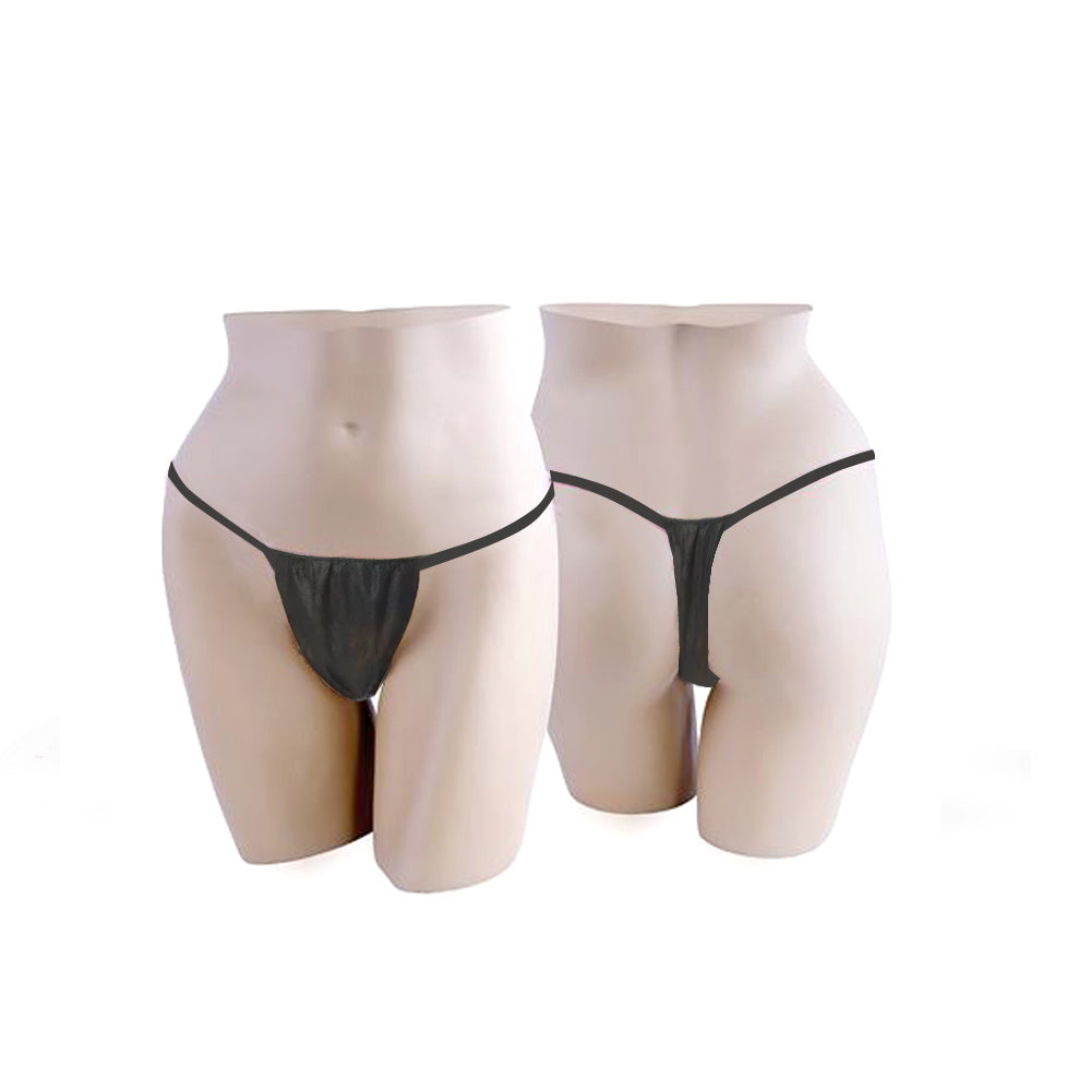 Barneys Women's Disposable G String Black - Medium - Pack of 50
