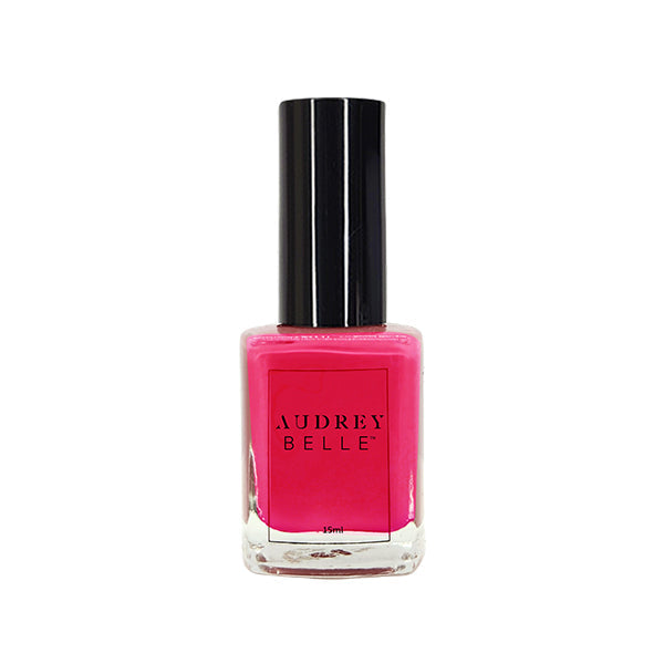 Audrey Belle Vegan Nail Polish 15ml - Chantelle Bright Pink Crème