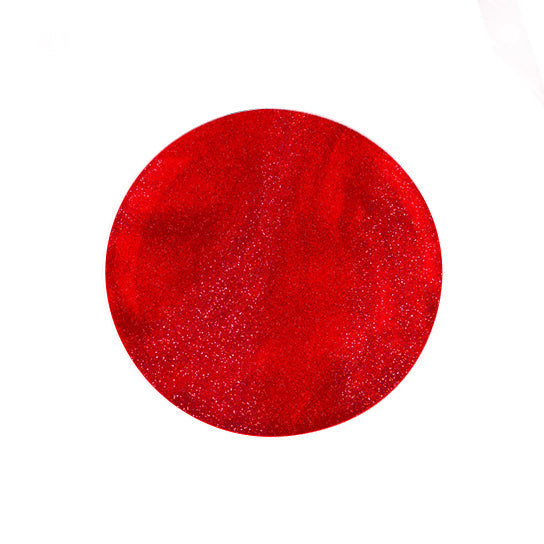 Audrey Belle Vegan Nail Polish 15ml - Poppy Red Shimmer swatch