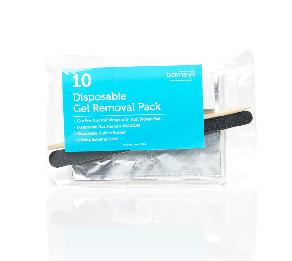 Barneys Gel Removal Pack - Foil, File & Buffer