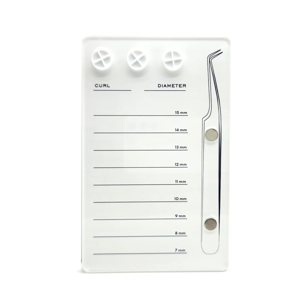 Barneys Acrylic Eyelash Display Tray - White