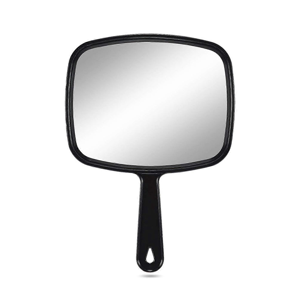 Barneys Hand Held Mirror - 230mm x 320mm - Black Frame