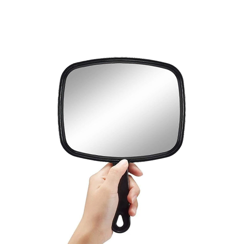 Barneys Hand Held Mirror - 230mm x 320mm - Black Frame
