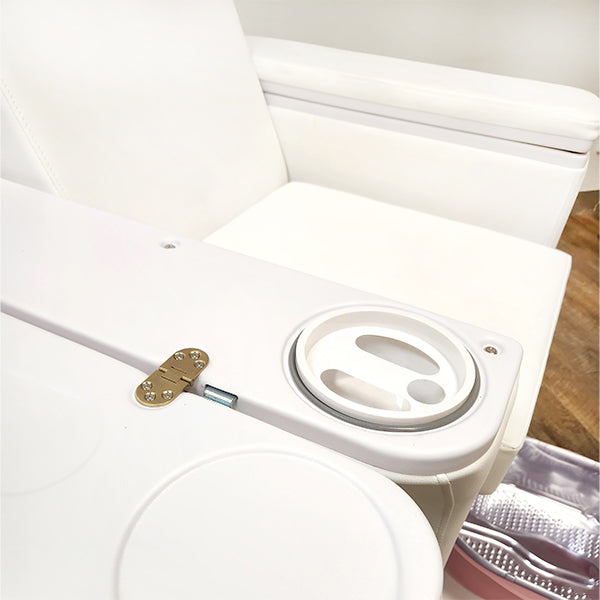 Barneys Mani & Pedi Spa Treatment Chair No Plumbing - White