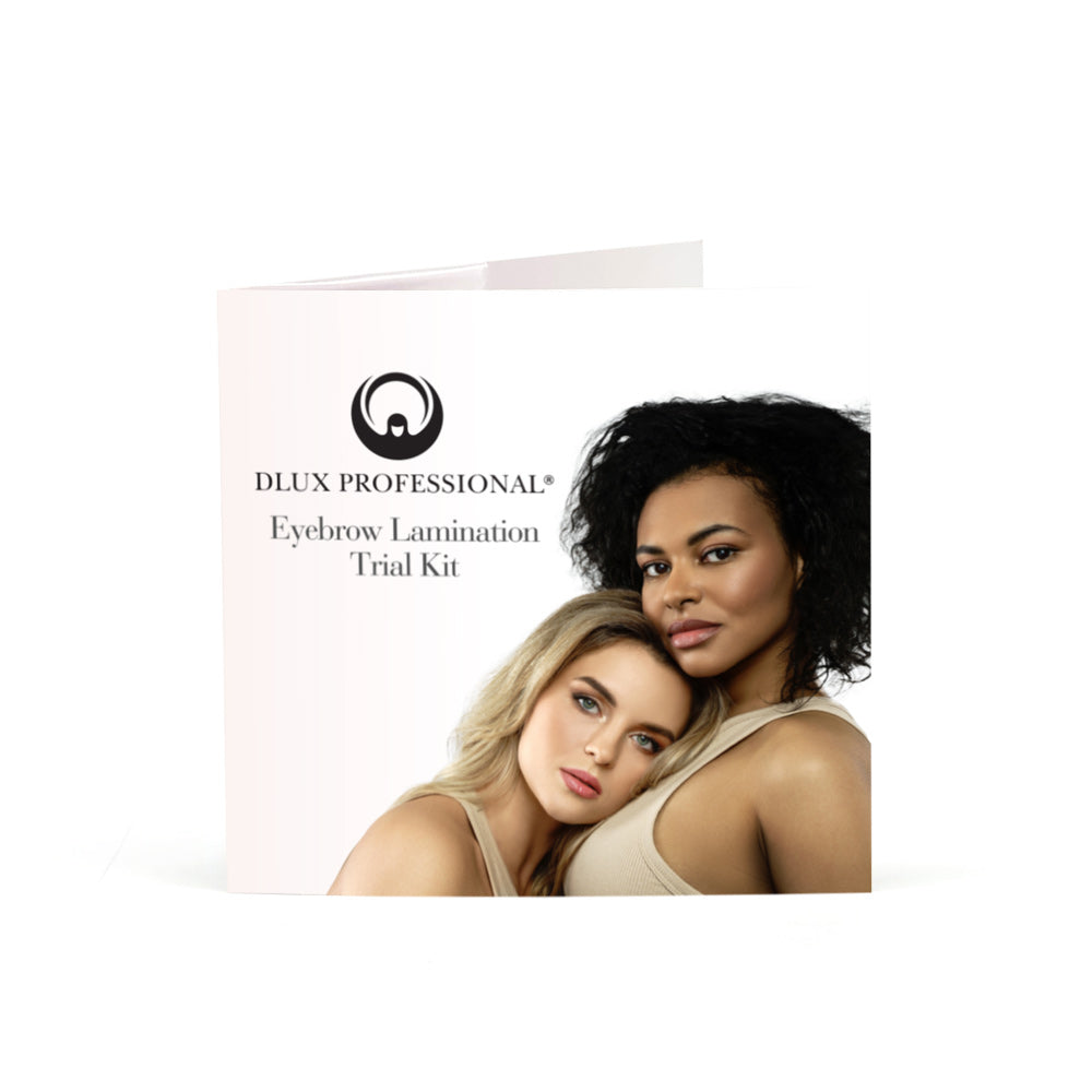 DLUX Pro Eyebrow Lamination Trial Kit Lotion Step 1, 2 & 3 - 1 Sachet each