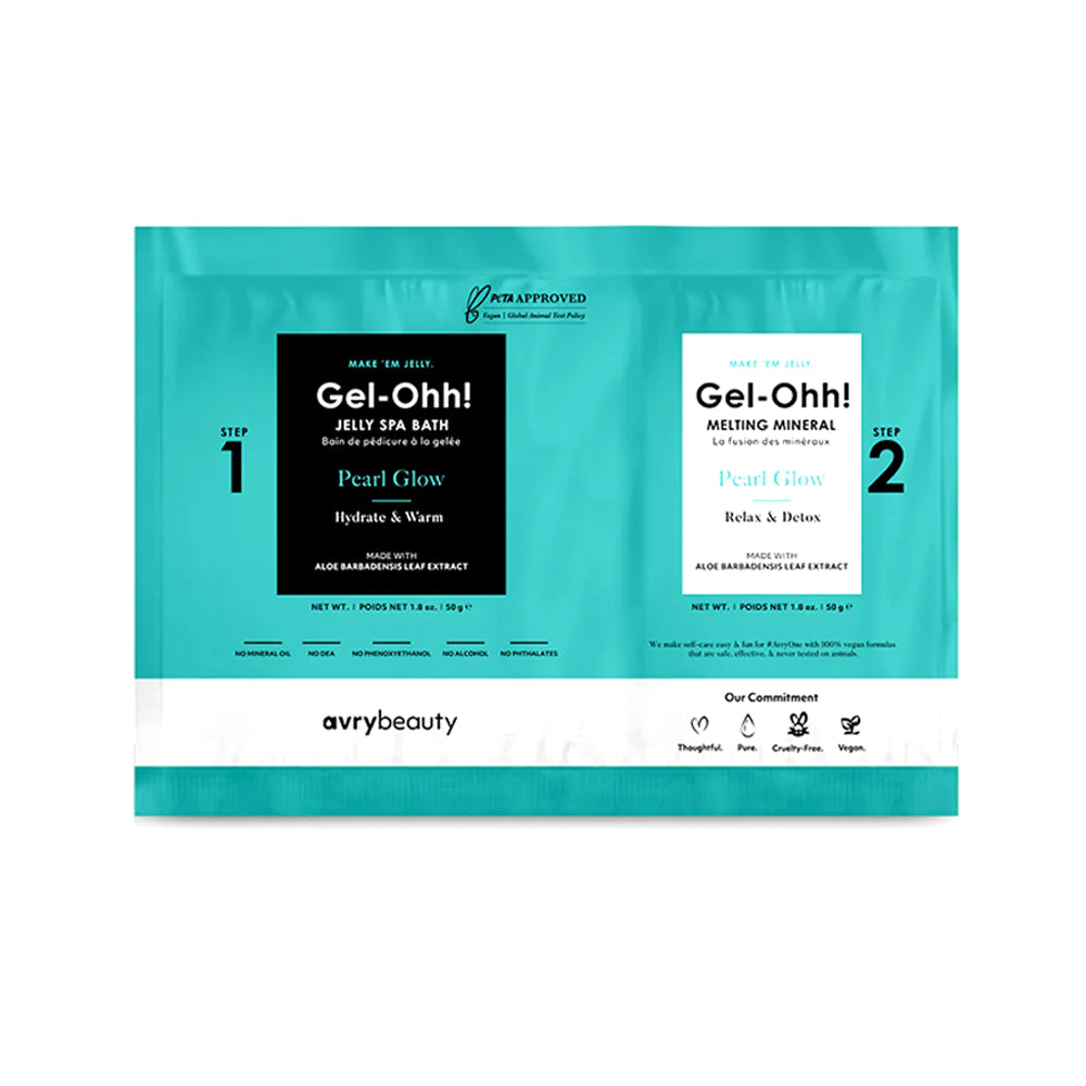 Avry Beauty Gel-Ohh! Jelly Spa 2-Step Soak & Scrub Pedi Bath