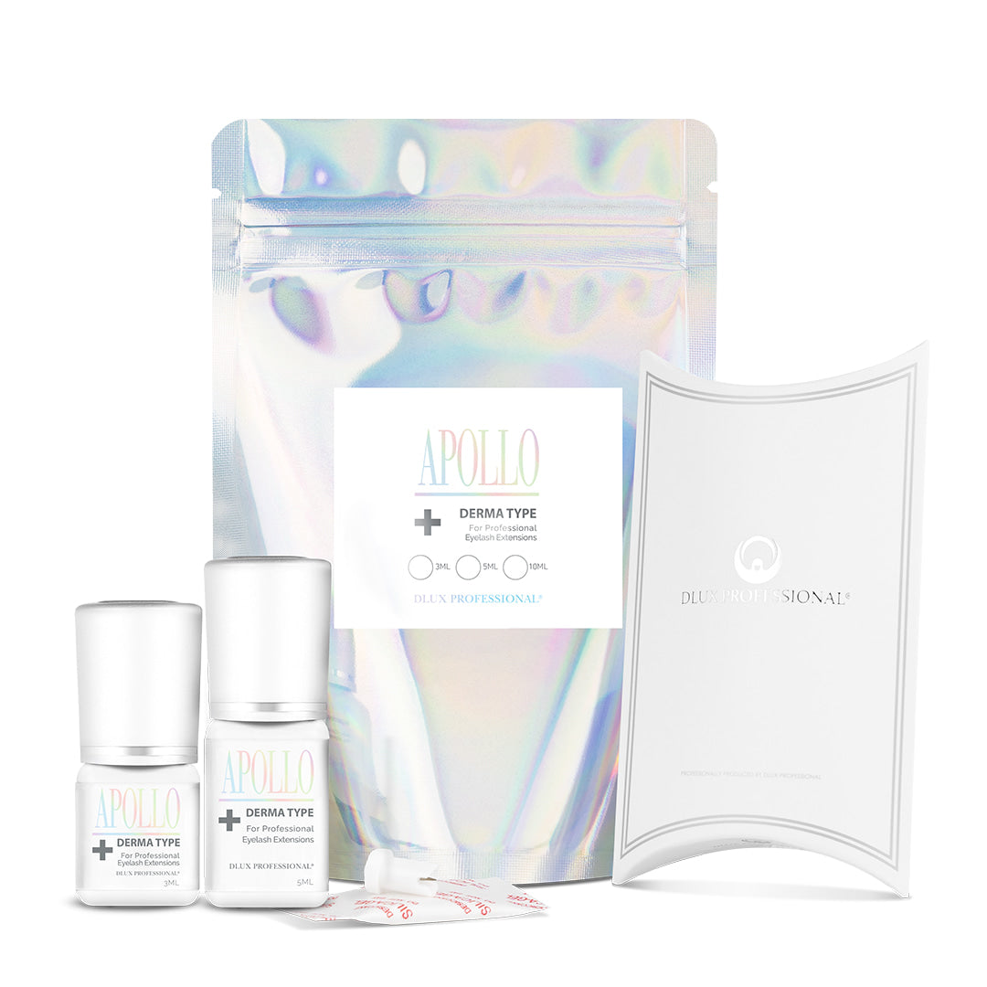 DLUX Pro Prime Eyelash Extension Adhesive - Apollo - Black - 1 Second - 5ml