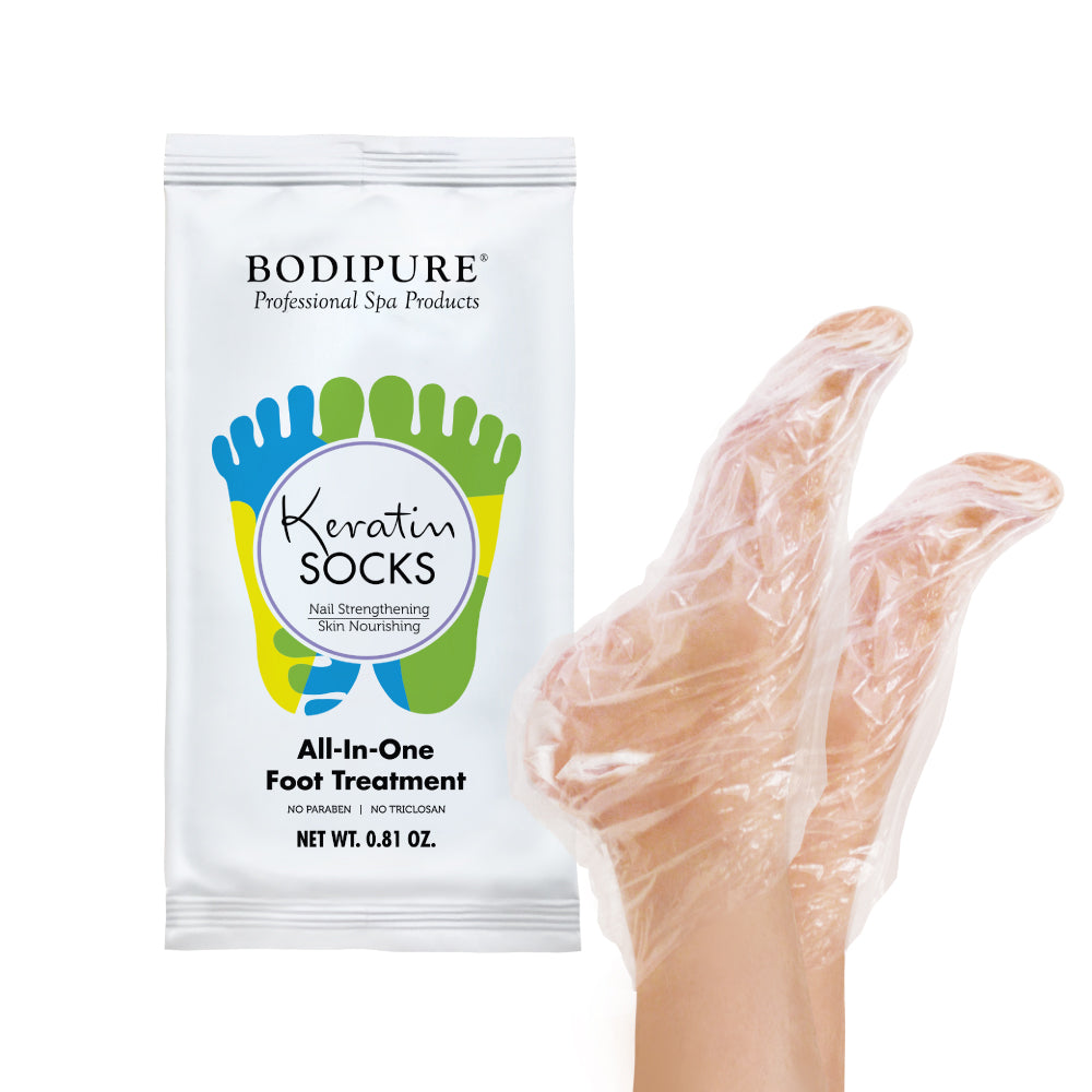 Bodipure Keratin Foot Sock Natural Moisturising Treatment - Professional