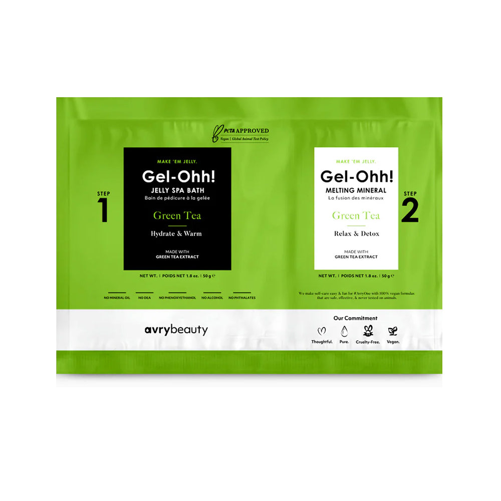 Avry Beauty Gel-Ohh! Jelly Spa 2-Step Soak & Scrub Pedi Bath
