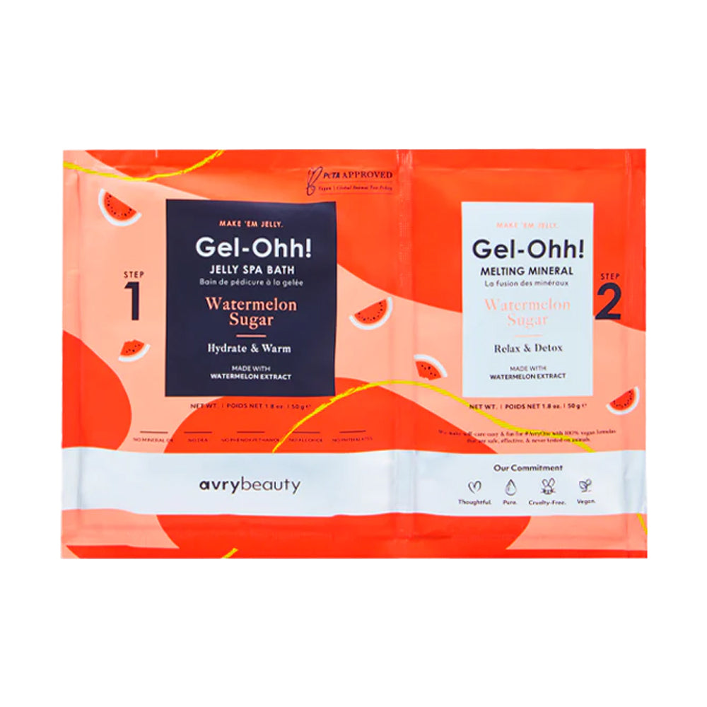 Avry Beauty Gel-Ohh! Jelly Spa 2-Step Soak & Scrub Pedi Bath