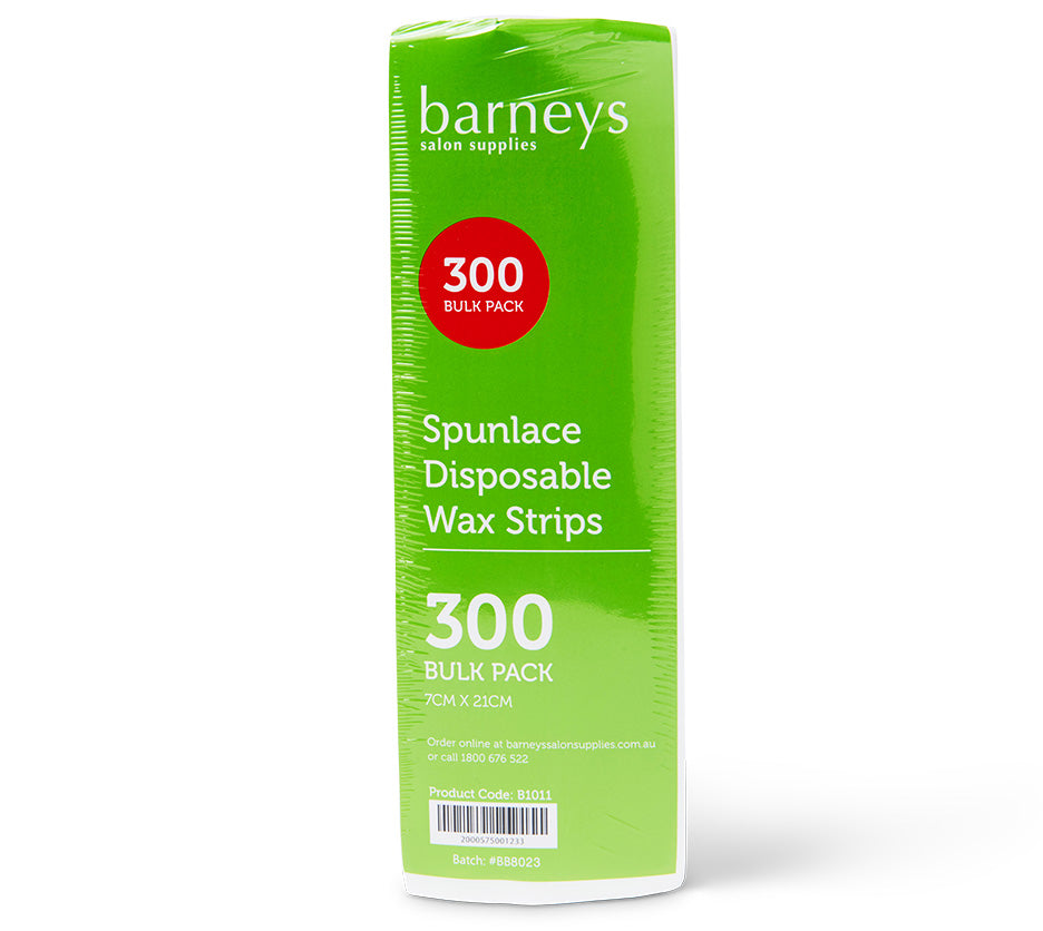 Barneys Spunlace White Wax Strip - Value Pack - 300 Pieces