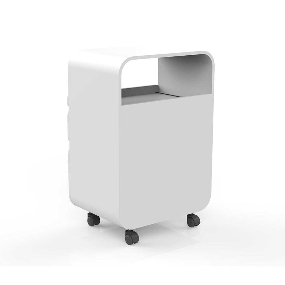 Paris 2 Drawer Beauty Trolley - White - view 3