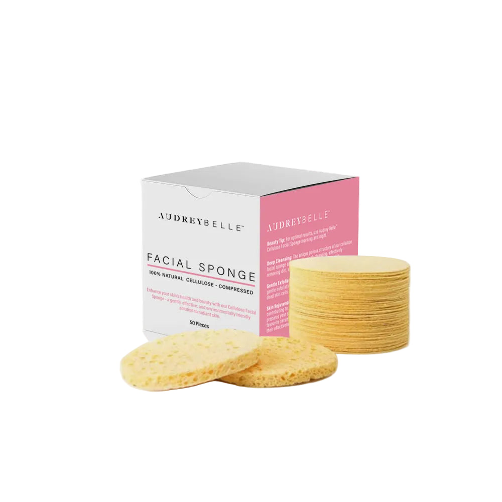 Audrey Belle Facial Cleansing Sponge - Box of 50