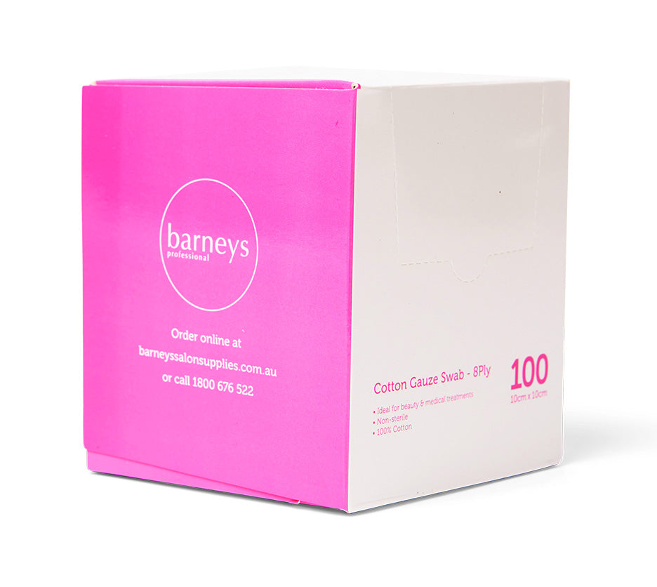Barneys Gauze Swab 8 Ply 10cm x 10cm - Pack of 100