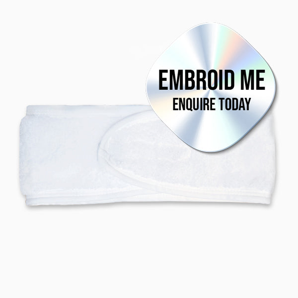 Barneys Washable Head Band - White