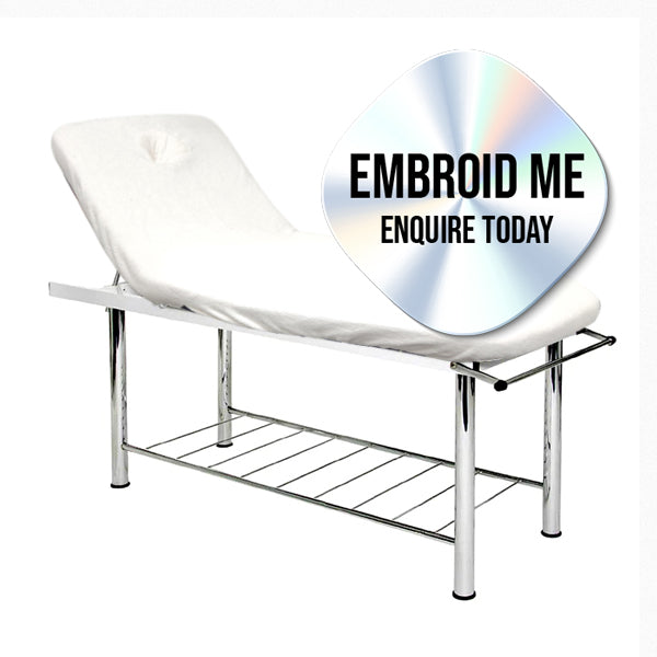 Barneys Washable Fitted Bed Cover with Face Hole - White