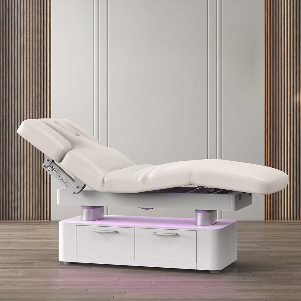 Barneys Amsterdam (Ultimate) Electric Adjustable Treatment Table - White