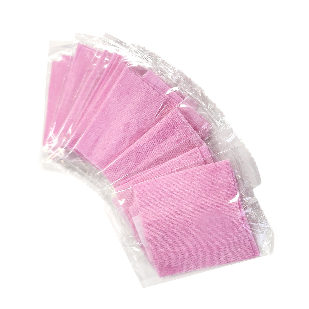 Barneys Lite Stretch Disposable Headbands with Velcro - Pink - 50 pieces