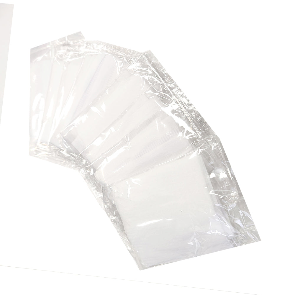 Barneys Lite Stretch Disposable Headbands with Velcro - White - 50 pieces