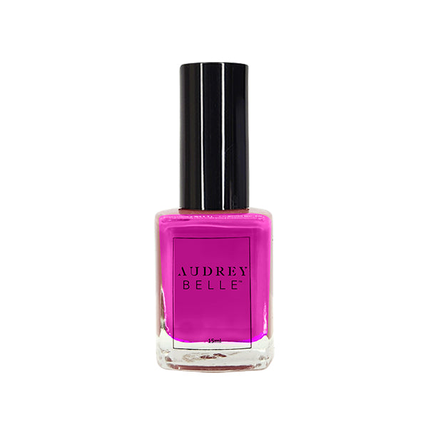 Audrey Belle Vegan Nail Polish 15ml - Chloe Purple Fuchsia Crème
