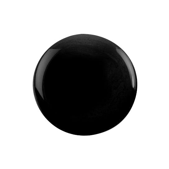 Audrey Belle Vegan Nail Polish 15ml - Ebony Black Crème swatch