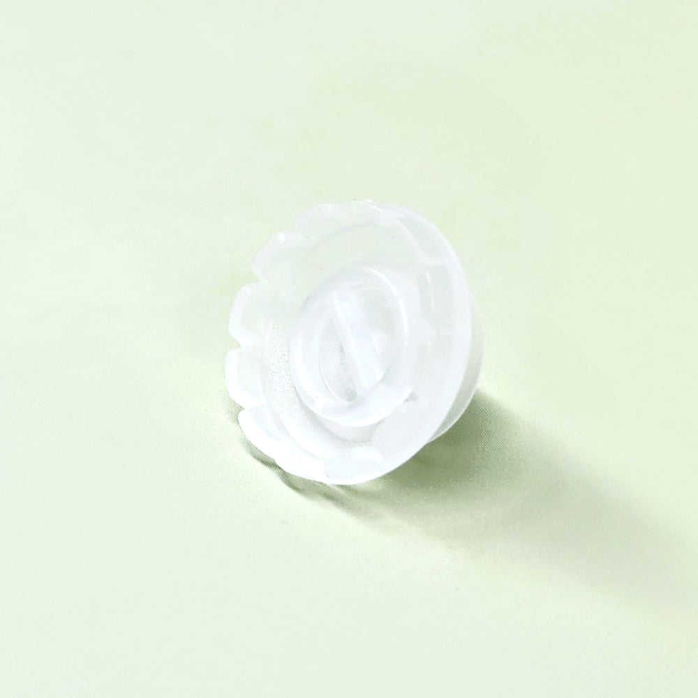 Barneys Eyelash Extension Adhesive Flower Blooming Cup Clear - 16mm Diameter - 100 Pieces