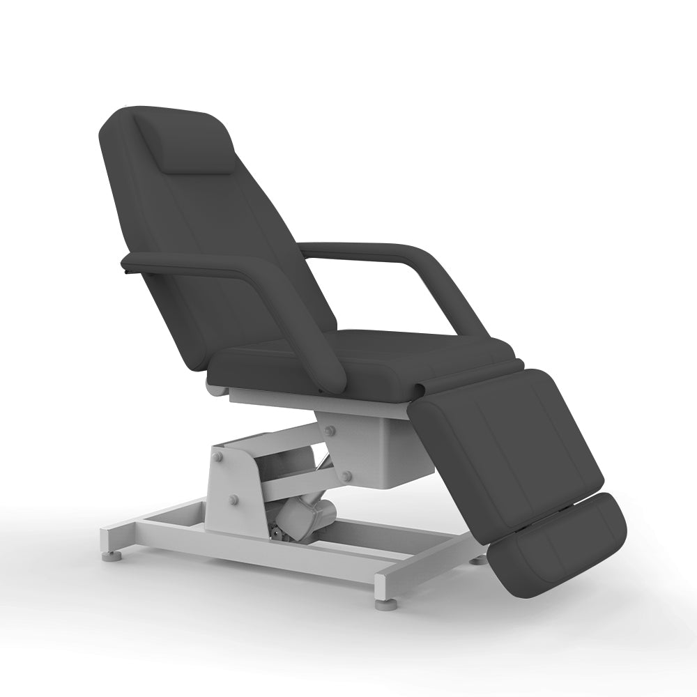 Barneys Montpellier Electric Adjustable Beauty Bed With Foot Controls - Black