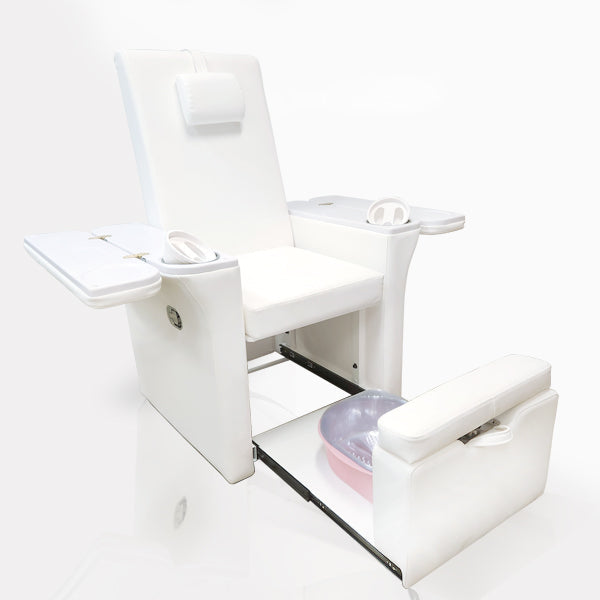 Mani & Pedi Spa Treatment Chair No Plumbing - White - view 3