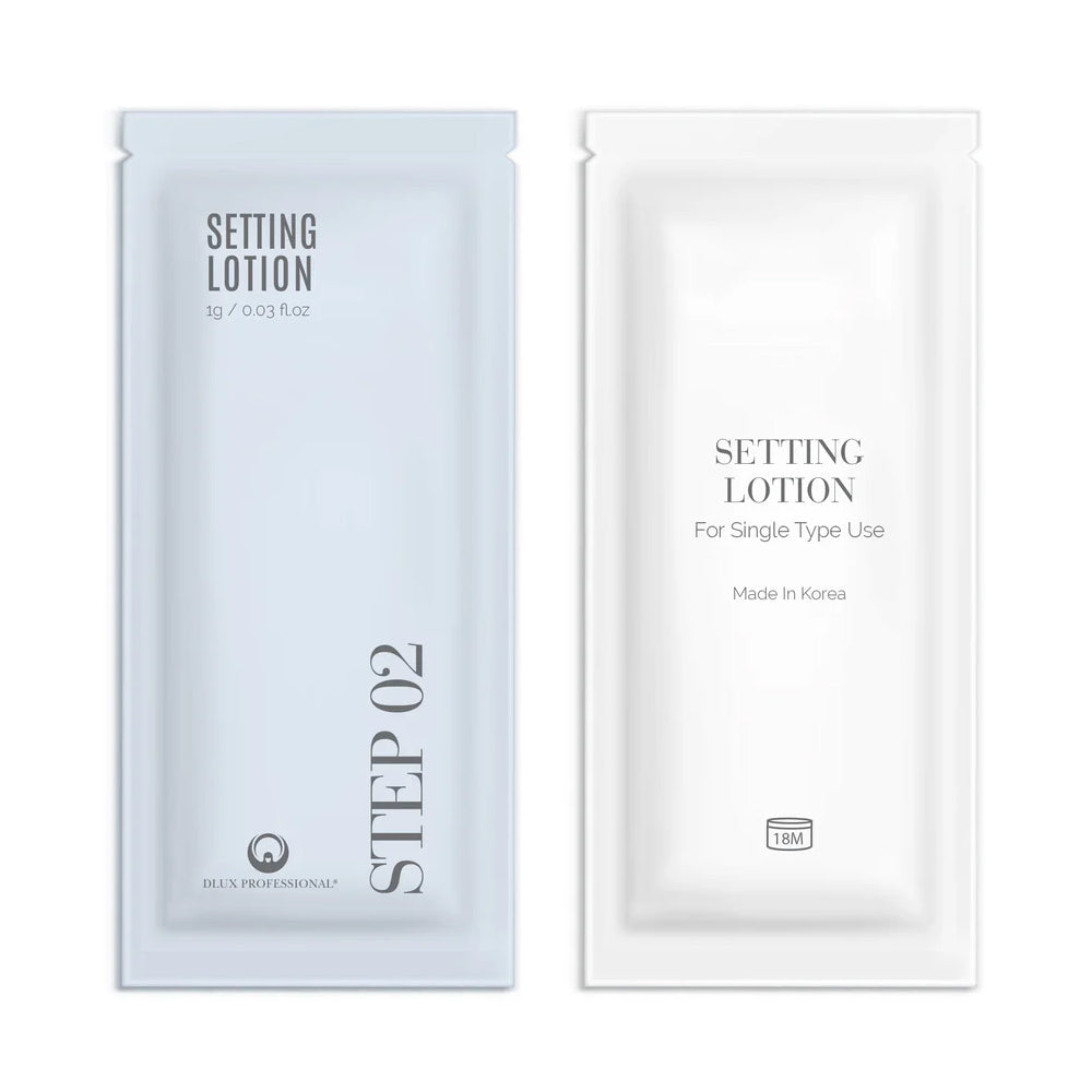 DLUX Pro Illumination Lash Lift Refill No.2 - Setting Lotion: 1ml - 15 Sachets 6