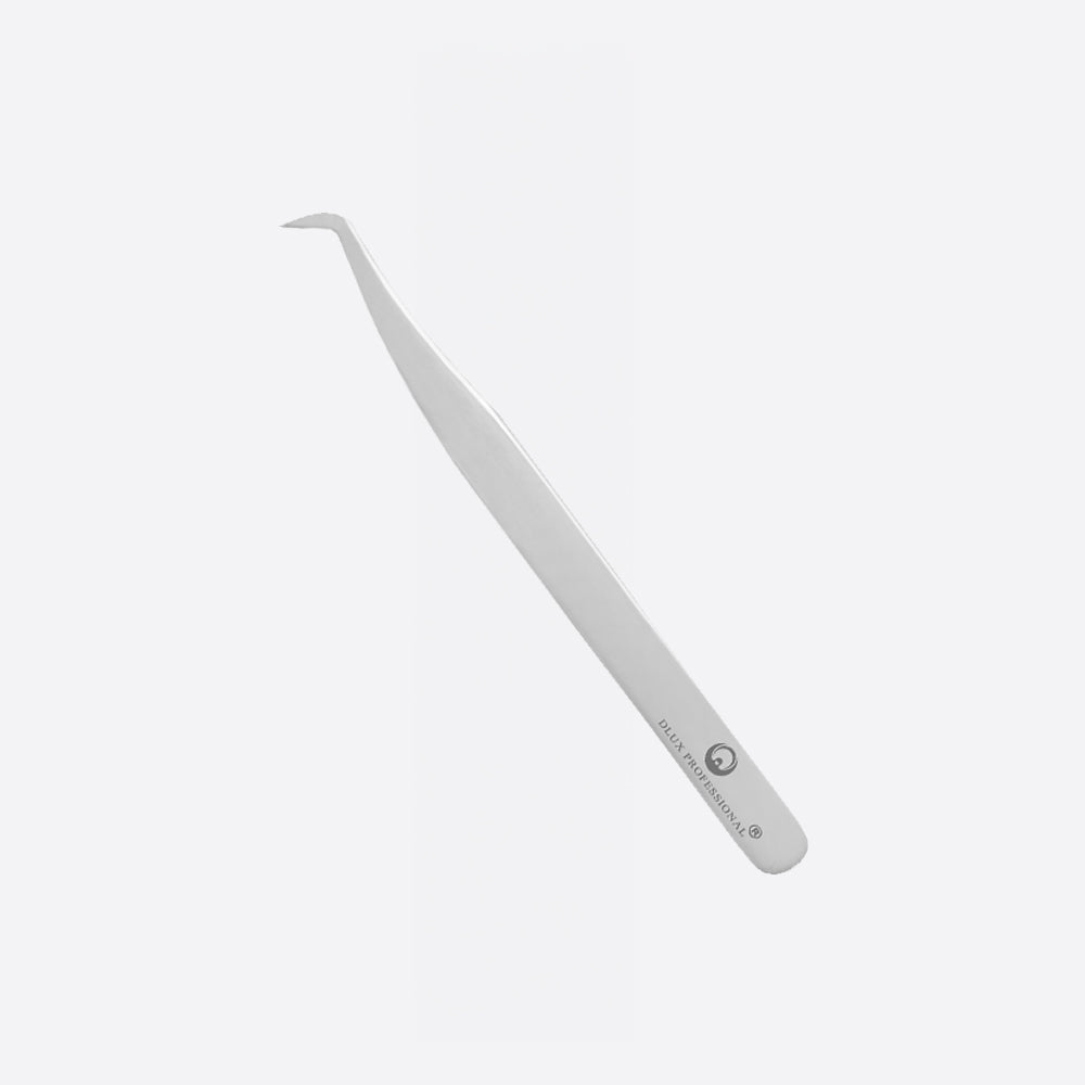 DLUX Pro Silver Line Eyelash Extension Tweezer - Volume - Boot Type 1